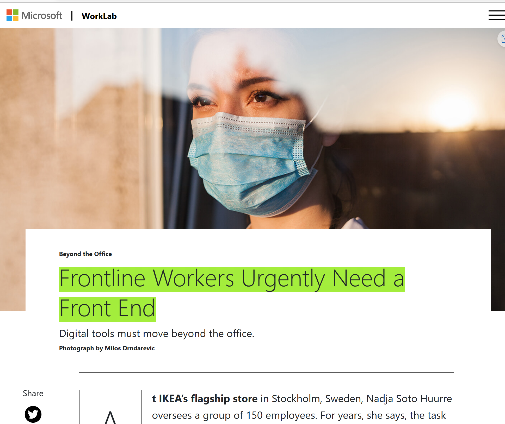 Frontline Workers Urgently Need A Better Front End