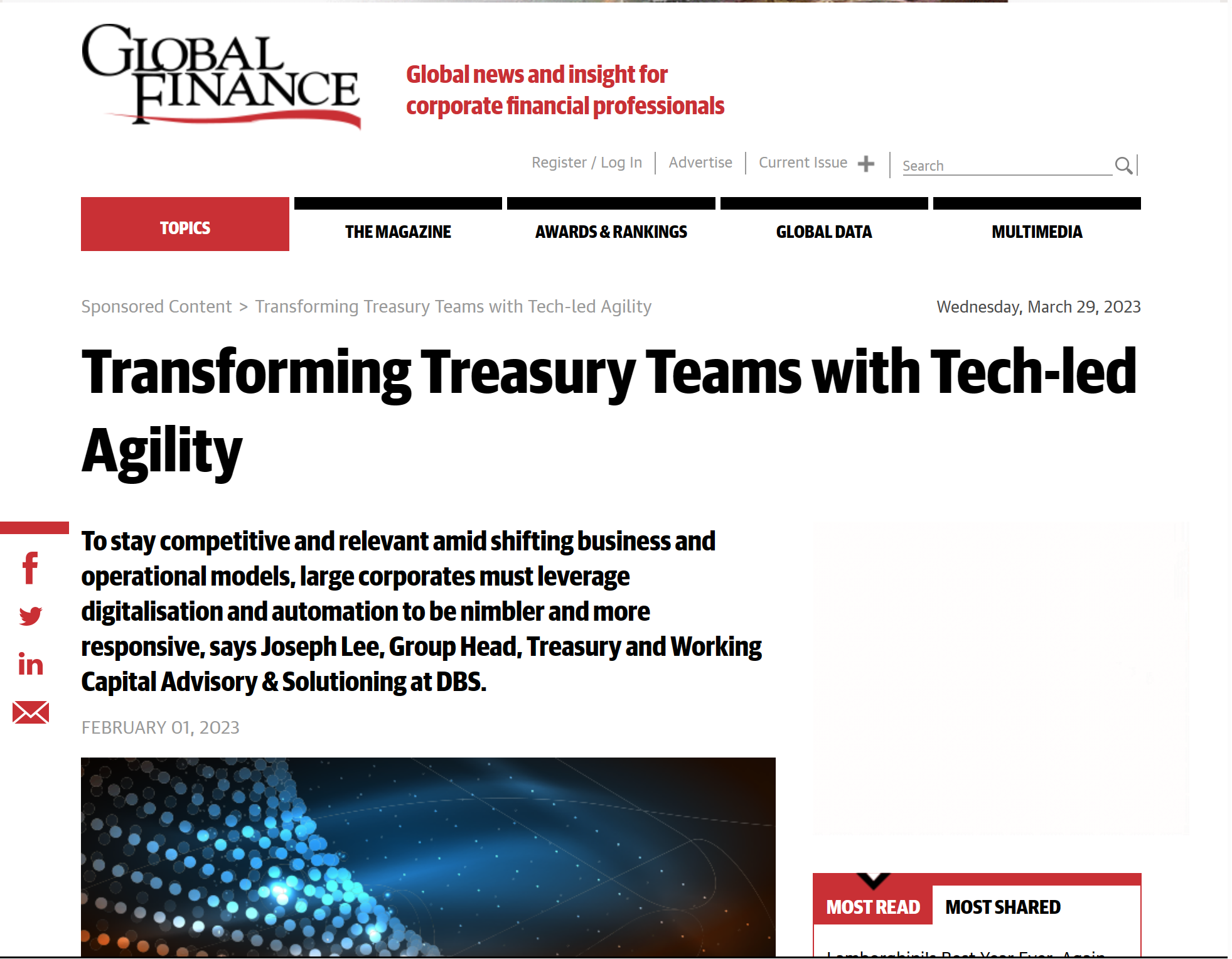 Transforming Treasury Teams with Tech-led Agility