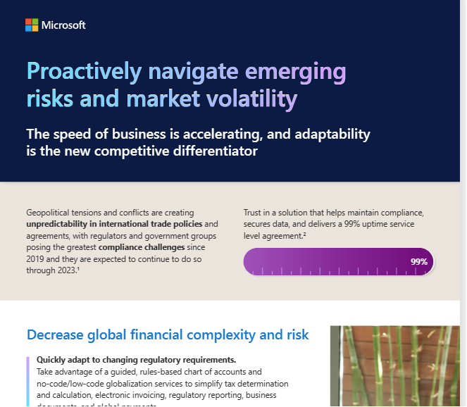 Proactively Navigate Market Volatility