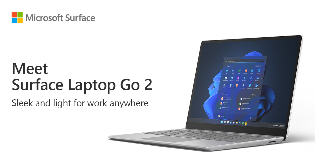Meet Surface Laptop Go 2 for Business